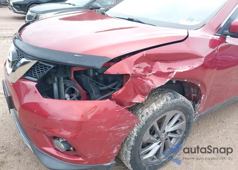 2016 Nissan Rogue Sl z USA, uszkodzony, nr VIN 5N1AT2MV1GC734793